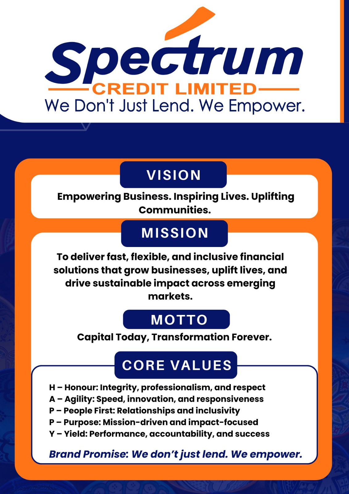 Spectrum core values